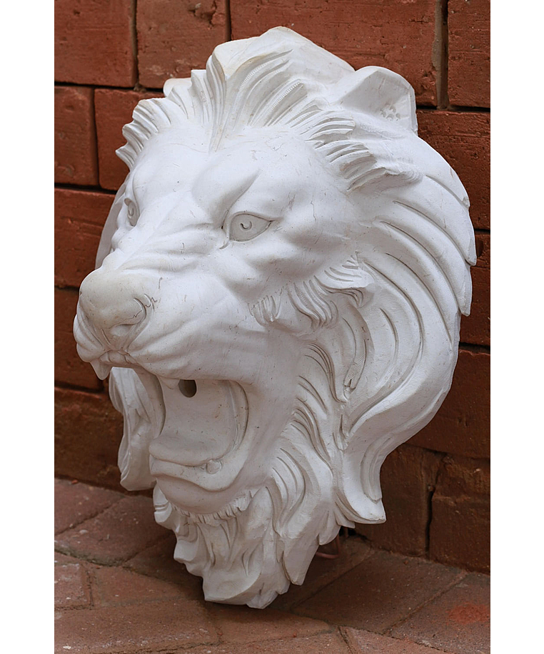 imagem do produto Cara de Le�o em Ferro Fundido 30cm - VRF064 Pe�a Decorativa para Jardins