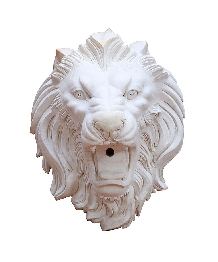 imagem do produto Cara de Le�o em Ferro Fundido 30cm - VRF064 Pe�a Decorativa para Jardins
