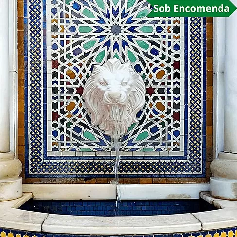 imagem de Cara de Leão em Ferro Fundido 30cm - VRMP182 Peça Decorativa para Jardins