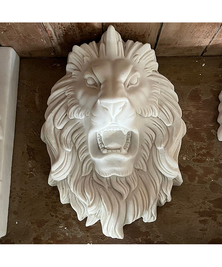 imagem do produto Cara de Le�o em M�rmore 36cm VRMP326 Design Cl�ssico