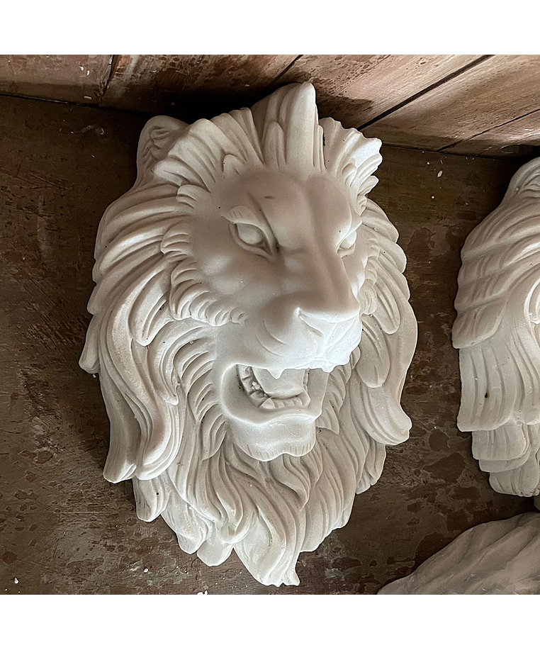 imagem do produto Cara de Le�o em M�rmore 36cm - VRMP326