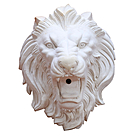 imagem do produto Cara de Le�o em M�rmore 45cm - VRMP182 Pe�a Decorativa para Jardins