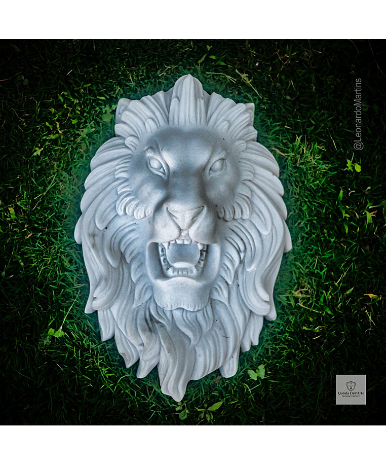 imagem do produto Cara de Le�o em M�rmore 45cm - VRMP327