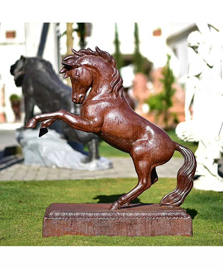 imagem de Cavalo Ferro Fundido 105cm - VRFF245 Força e Elegância