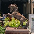 imagem do produto Cavalo Ferro Fundido 105cm - VRFF245 For�a e Eleg�ncia