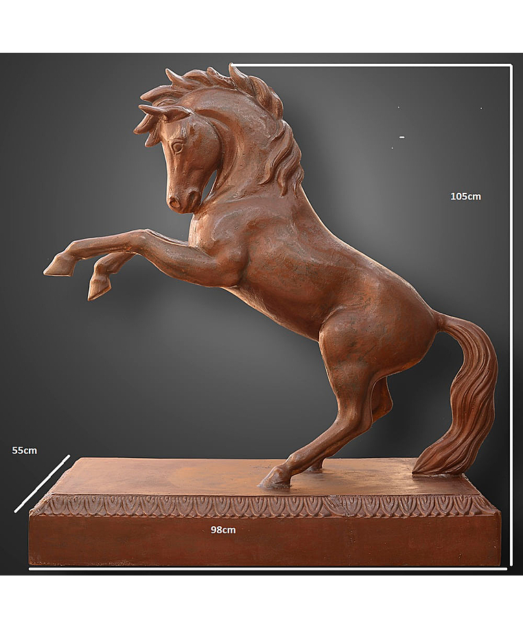 imagem do produto Cavalo Ferro Fundido 105cm - VRFF245