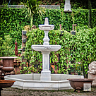 imagem do produto Chafariz 2 Pratos com Lago em M�rmore 280cm - FMP225 Eleg�ncia e Sofistica��o