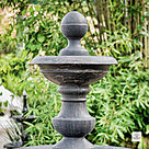 imagem do produto Chafariz 2 Pratos com Lago M�rmore Preto 210cm - FMP208 Paisagismo Cl�ssico e Imponente