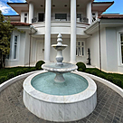 imagem do produto Chafariz 2 Pratos M�rmore Branco - FMP185 | Design Cl�ssico para Jardins