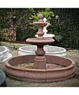 imagem do produto Chafariz 2 Pratos M�rmore Red 210cm - FMP381 Eleg�ncia para Projetos de Paisagismo