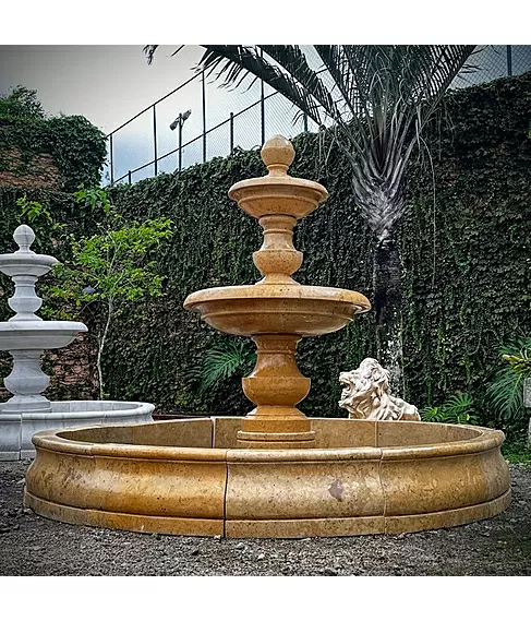 imagem de Chafariz 2 Pratos Mármore Red 210cm - FMP382