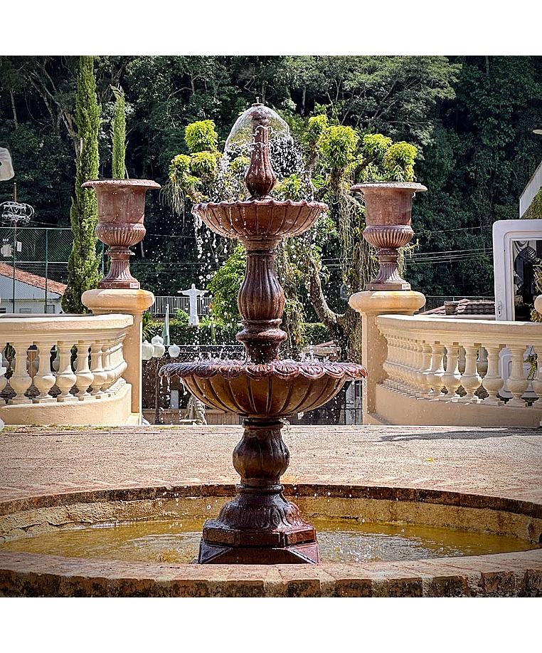 imagem do produto Chafariz 2 Pratos para Lago Barcelona 135cm - FF126