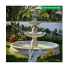 imagem do produto Chafariz 3 Pratos 240cm M�rmore Branco - FMP199 Estilo Cl�ssico e Refinado
