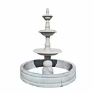 imagem do produto Chafariz 3 Pratos 250cm M�rmore Branco - FMP196 Destaque no Paisagismo