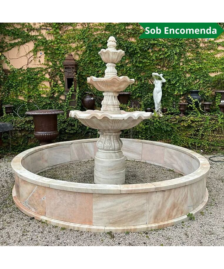 imagem do produto Chafariz 3 Pratos com Lago 230cm - FMP169