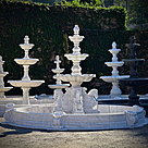 imagem do produto Chafariz 3 Pratos com Lago e Cavalos 300cm - FMP210