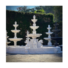 imagem do produto Chafariz 3 Pratos com Lago e Cavalos  M�rmore 300cm - FMP210 Alto Padr�o