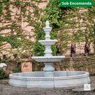 imagem do produto Chafariz 3 Pratos com Lago em M�rmore 250cm - FMP211 | Estilo Cl�ssico e Refinado