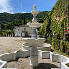 imagem do produto Chafariz 3 Pratos com Lago M�rmore Branco 315cm - FMP209