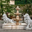 imagem do produto Chafariz 3 Pratos com Lago M�rmore Rosa 240cm - FMP212 Destaque no Jardim