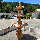 imagem do produto Chafariz 3 Pratos com Lago M�rmore Rosa 240cm - FMP212