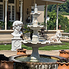 imagem do produto Chafariz 3 Pratos em M�rmore Branco 230cm - FMP221 Design Cl�ssico para Jardins