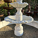 imagem do produto Chafariz 3 Pratos em M�rmore Branco 240cm - FMP224 Destaque no Jardim
