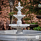 imagem do produto Chafariz 3 Pratos em M�rmore Branco 240cm - FMP224