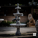 imagem do produto Chafariz 3 Pratos em M�rmore Preto 230cm - FMP220 Indicado para Jardins de Luxo