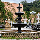 imagem do produto Chafariz 3 Pratos em M�rmore Preto Sem Lago 230cm - FMP220 Indicado para Jardins de Luxo
