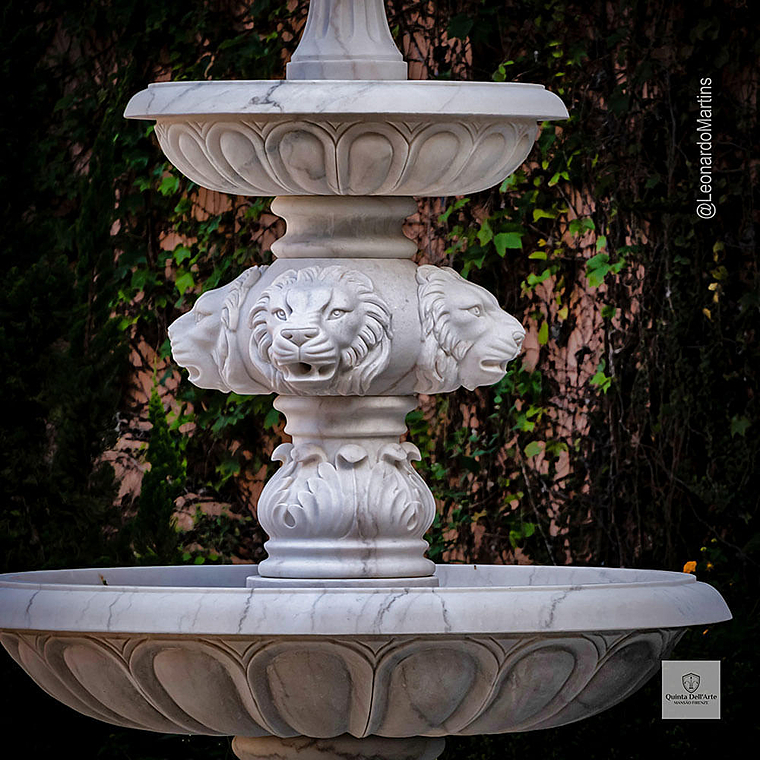 imagem do produto Chafariz 3 Pratos M�rmore Branco 180cm - FMP235 Estilo Cl�ssico e Refinado