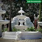 imagem do produto Chafariz 3 Pratos M�rmore Branco 180cm - FMP235 Estilo Cl�ssico e Refinado