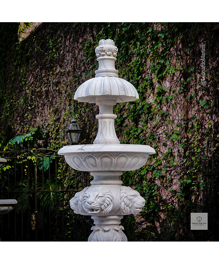 imagem do produto Chafariz 3 Pratos M�rmore Branco 180cm - FMP235