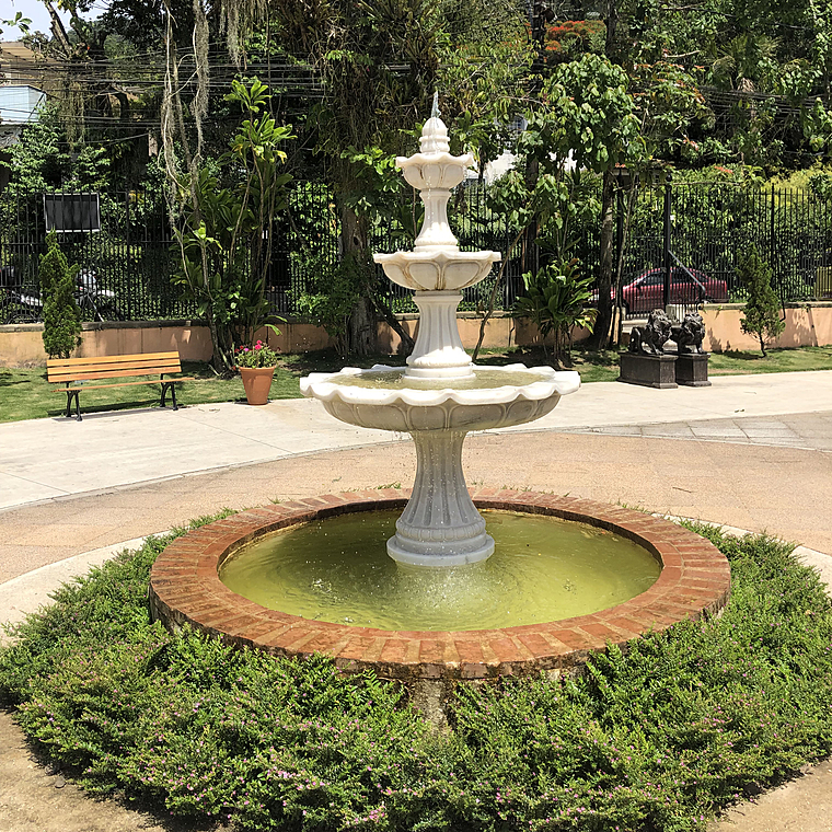 imagem do produto Chafariz 3 Pratos M�rmore Branco 200cm - FMP186 Destaque no Paisagismo