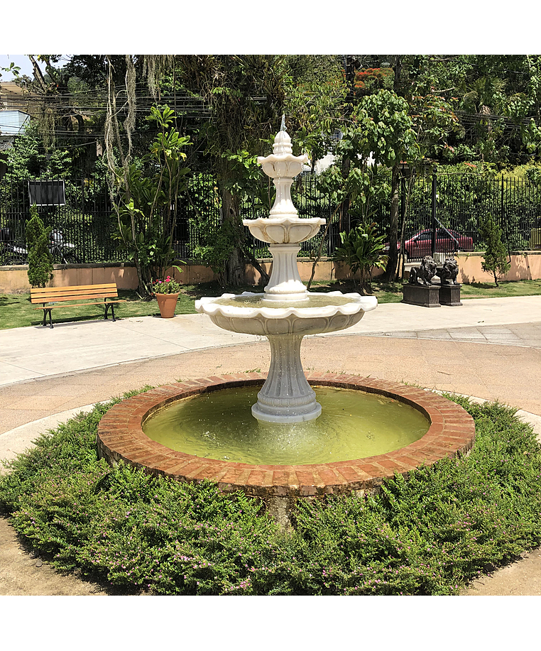 imagem do produto Chafariz 3 Pratos M�rmore Branco 200cm - FMP186