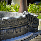 imagem do produto Chafariz 3 Pratos M�rmore Preto 180cm - FMP236 Eleg�ncia para Paisagismo