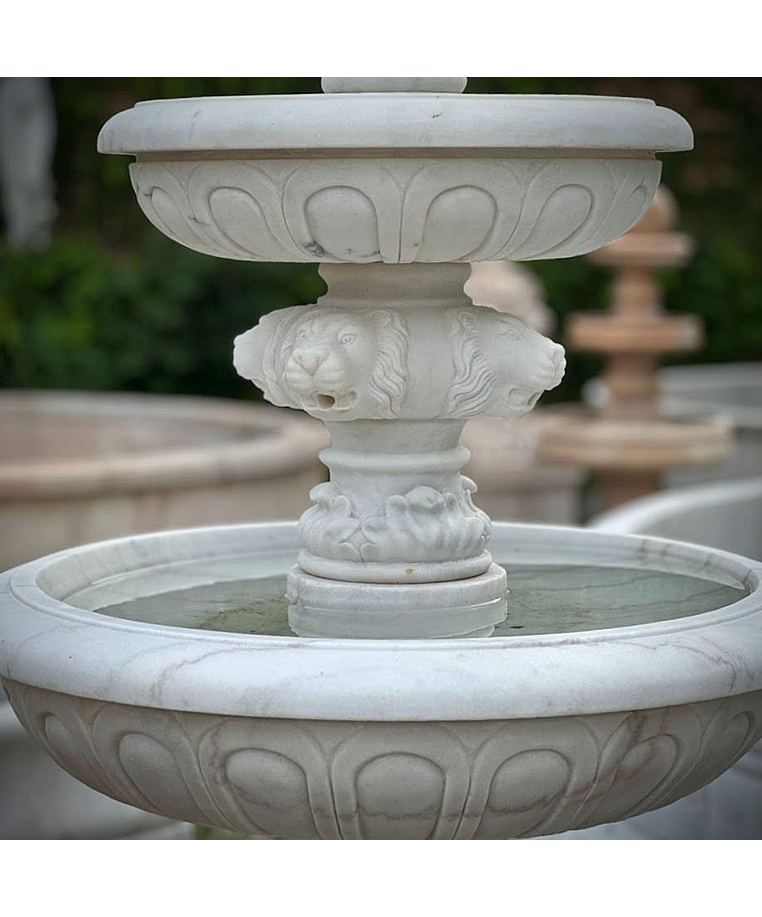 imagem do produto Chafariz Andaluzia em M�rmore Branco 165cm - FMP237 Paisagismo Cl�ssico