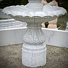 imagem do produto Chafariz Capri com Lago M�rmore Branco 230cm - FMP365 Paisagismo Cl�ssico