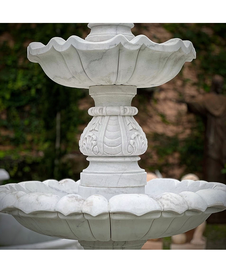 imagem do produto Chafariz Capri com Lago M�rmore Branco 230cm - FMP365