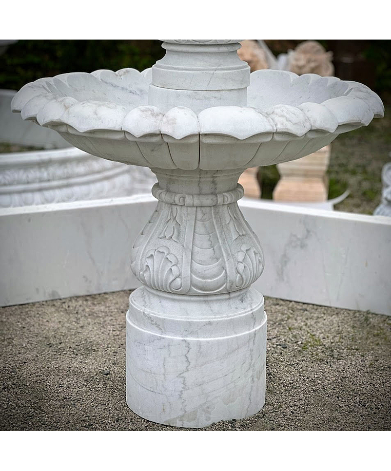 imagem do produto Chafariz Capri com Lago M�rmore Branco 230cm - FMP365