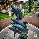 imagem do produto Chafariz de Bronze Dolphin Show 190cm - FBZ399 Luxo em S�o Paulo Quinta DellArte
