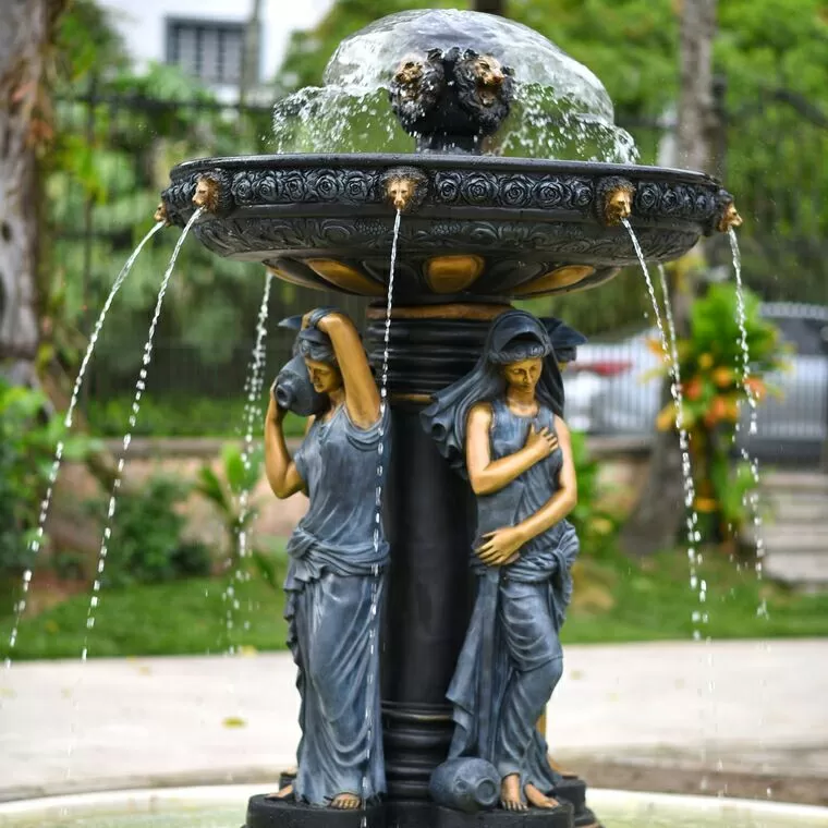 imagem de Chafariz de Bronze Fontana Viena 220cm - FBZ396 Quinta Dellarte