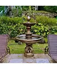 imagem do produto Chafariz de Cimento 2 Pratos Barbania 150cm - FC005 Fonte para Jardins
