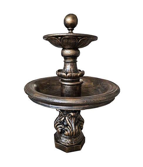 imagem de Chafariz de Cimento 2 Pratos Barbania 150cm - FC005PD