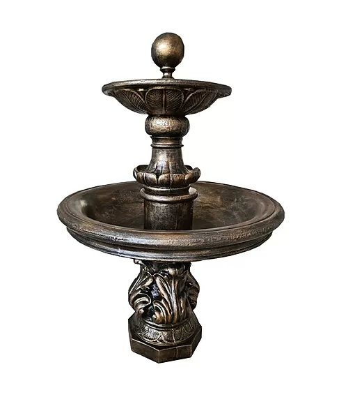 imagem de Chafariz de Cimento 2 Pratos Barbania 150cm - FC005PD