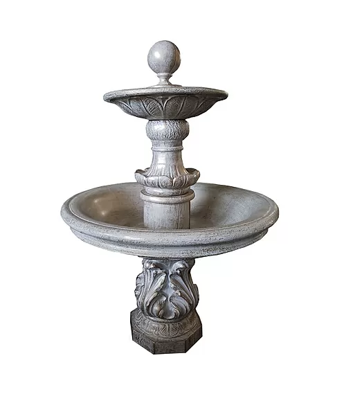 imagem de Chafariz de Cimento 2 Pratos Barbania 150cm - FC005PD