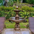 imagem do produto Chafariz de Cimento 2 Pratos Barbania 150cm - FC005PD