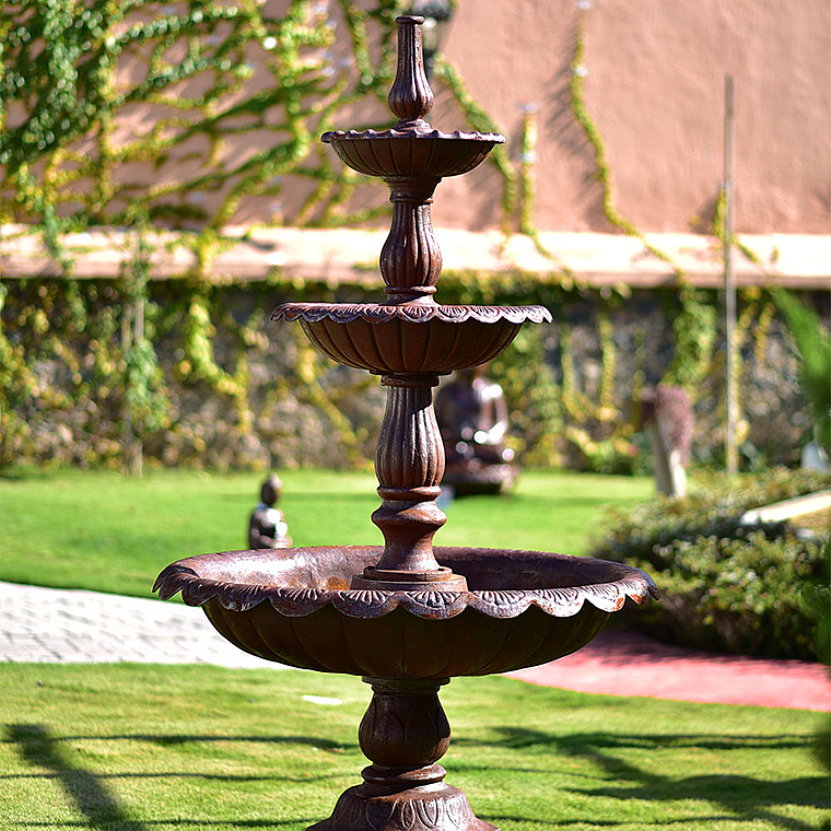 imagem do produto Chafariz de Ferro Fundido 3 Pratos Quinta DellArte 230cm - FF154 Eleg�ncia para Jardins 