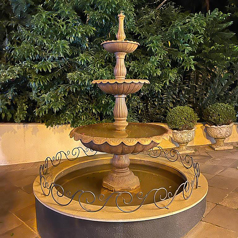 imagem do produto Chafariz de Ferro Fundido 3 Pratos Quinta DellArte 230cm - FF154 Eleg�ncia para Jardins 