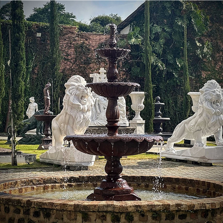 imagem do produto Chafariz de Ferro Fundido 3 Pratos Quinta DellArte 230cm - FF154 Eleg�ncia para Jardins 